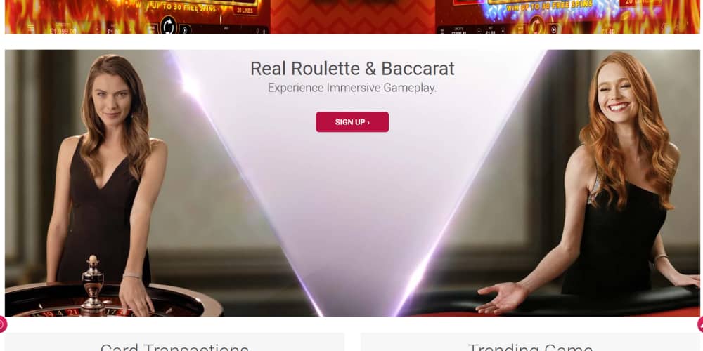 Ruby Fortune live section