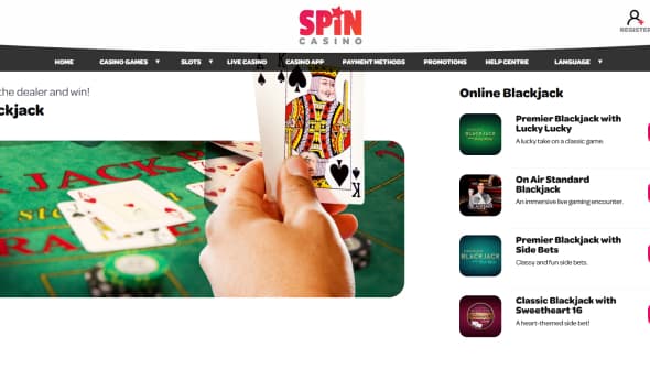 Spin casino live games